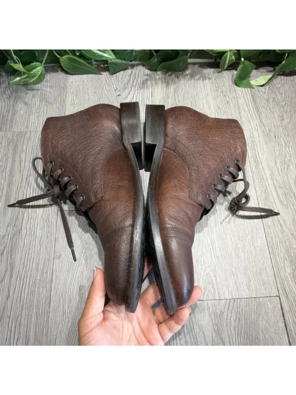 Thursday Boot Co. Cadet Leather Shoe-Natural Brown Men Size 9.5 US
